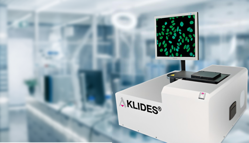 The AKLIDES® system is the world‘s first automated IFA analyzer for standardized, digital imaging of processed IFA slides. The AKLIDES® system is used to support the diagnosis of autoimmune diseases. It allows the analysis of up to five slides or 60 samples and designed for a high sample throughput. The powerful AKLIDES® system is easy and intuitive to use and indispensable for all diagnostic routine ervices in the fields of rheumatology and gastroenterology.